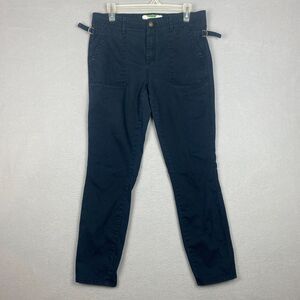 Anthropologie Womens Size 31 Hei Hei Slim Fit Utility Cargo Pants Black Casual